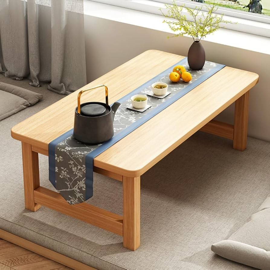 座卓　和風　折り畳み式　和室　ローテーブル　ちゃぶ台　無垢 Amazon｜Ptomoto無垢材 折りたたみ式 ローテーブル 和室テーブル